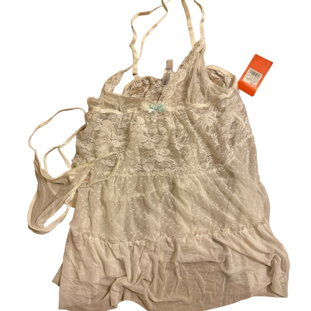 Gilligan & O’ Malley baby doll and thong set size L new with tags